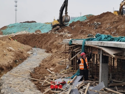 泰安住建局 泮河治理工程加速推進，一期項目預計6月底竣工，房屋建設工程施工同步開展